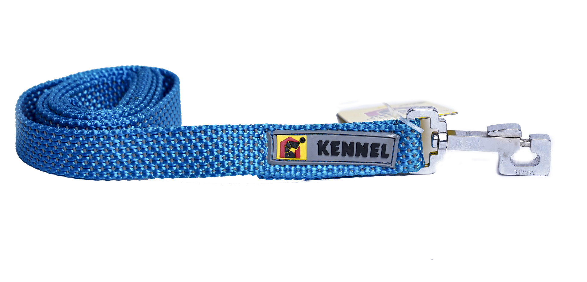 Kennel Premium Reflective Nylon Dog Leash – Lightweight & Durable Leash for Small Dogs (Premium All Over Reflective Nylon Leash) - Kennel 