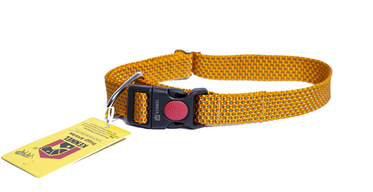 Kennel Premium Reflective Nylon Dog Collar (1/2 Inch) – Adjustable Click Lock Collar for Small Dogs
