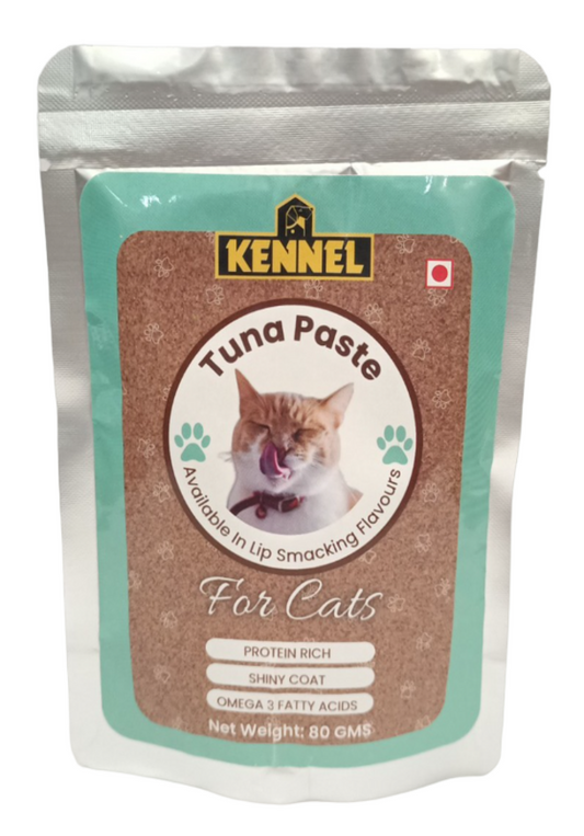 Kennel Tuna Paste Cat Food Pouch 80g – Protein-Rich Wet Food for Shiny Coat & Omega 3 Support