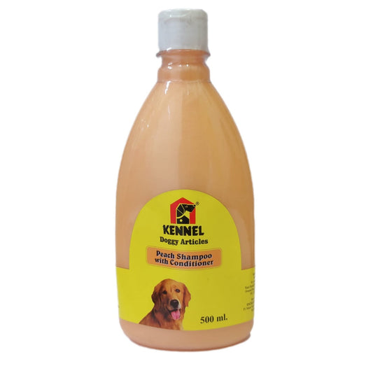 Kennel Peach Shampoo with Conditioner – Gentle Cleansing & Coat Softening for Dogs (500ml)