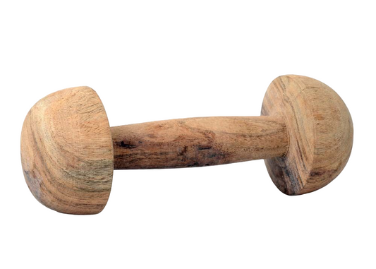 Kennel Wooden Dumbbell for Dogs – Natural Chew and Training Toy
