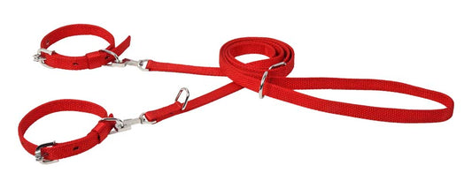 Kennel Multipurpose Nylon Dog Leash – Adjustable 3/4" Training & Walking Lead