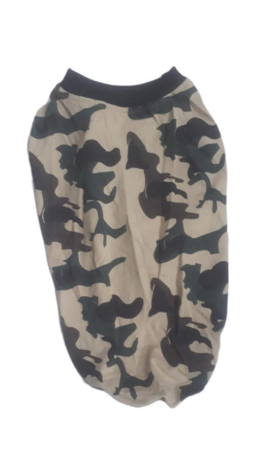 Kennel Imported Army Round Neck Dog T-Shirt – Comfortable Cotton Pet Wear