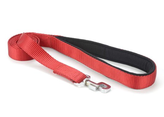 Kennel Padded Nylon Dog Leash 3/4 Inch (48”) – Comfortable, Durable & Soft-Grip Pet Leash