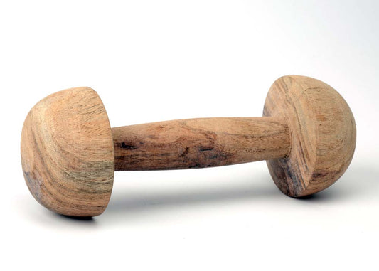 Kennel Wooden Dumbbell for Dogs – Natural Chew and Training Toy