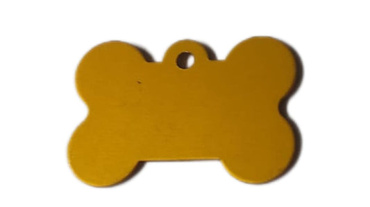 Kennel Aluminium Bone Shape Name Tag for Dogs – Durable Pet ID Tag