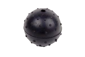 Kennel Tough Rubber Disco Ball – Heavy-Duty Chew & Play Toy for Dogs