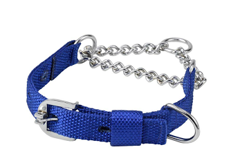 Kennel Nylon Chain Martingale Collar No. (3 mm) – 1" | Adjustable Training Collar for Dogs