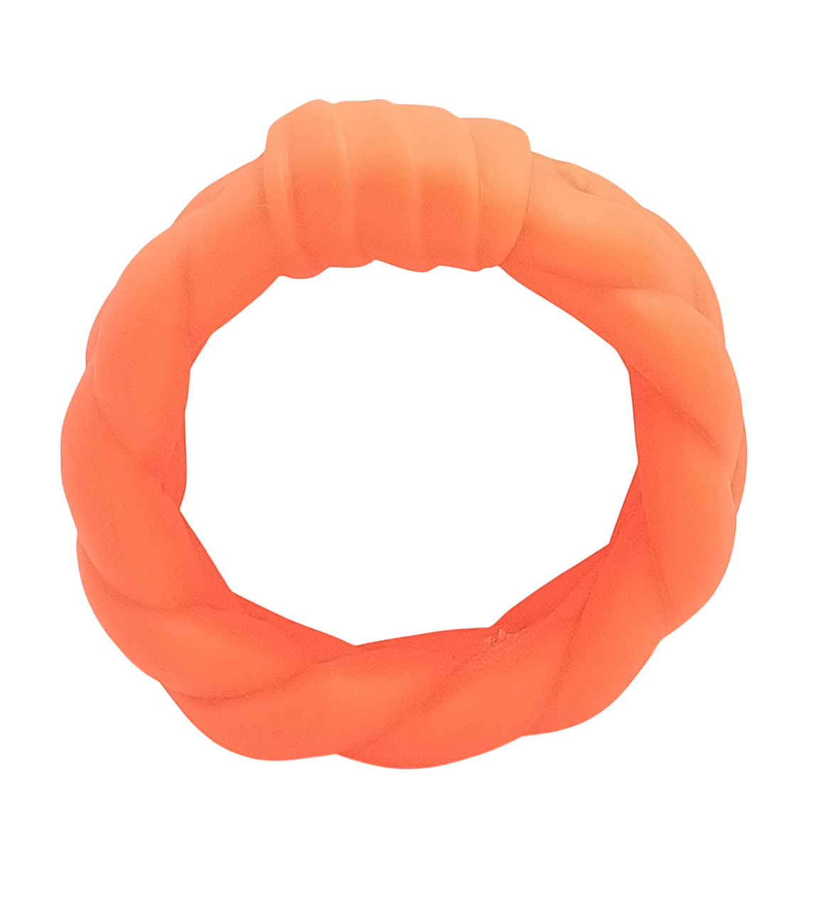 Kennel Twisted Dog Toy – Durable Rubber Chew Ring & Bone Toy for Dogs - Kennel 