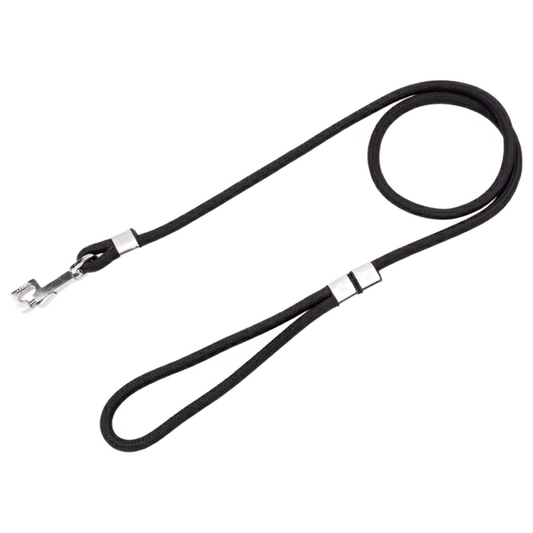 Rope Dog Leash with Metal Clamps | Thick Nylon | Kennel