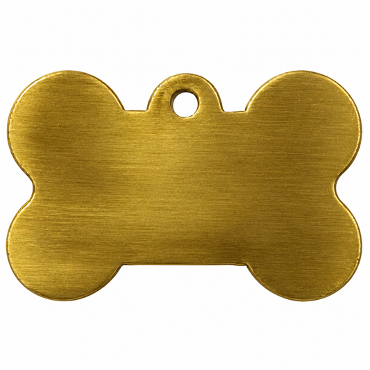 Brass Antique Bone Shape Tag