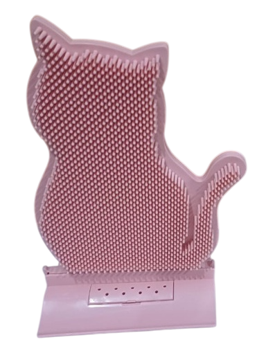 Kennel Cat-Shaped Pet Itching Brush – Self-Grooming Wall Brush for Cats