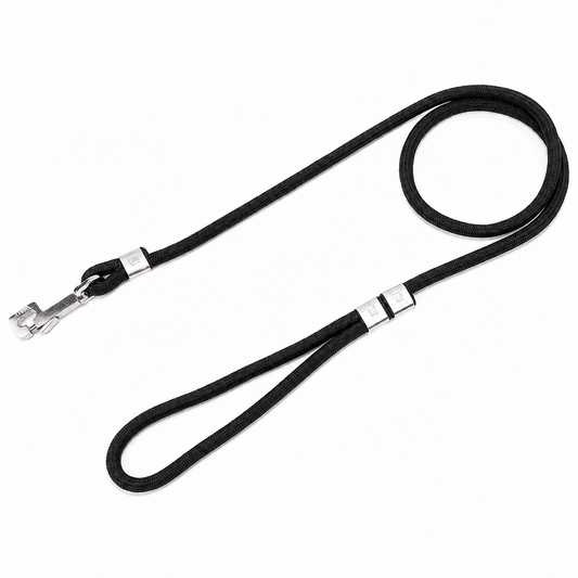 Rope Dog Leash with Metal Clamps | Thick Nylon | Kennel