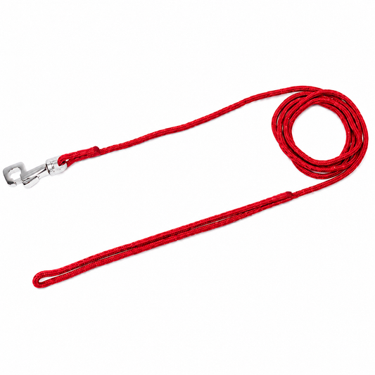 Nylon Cord Show Leash with Snap Hook for Dogs