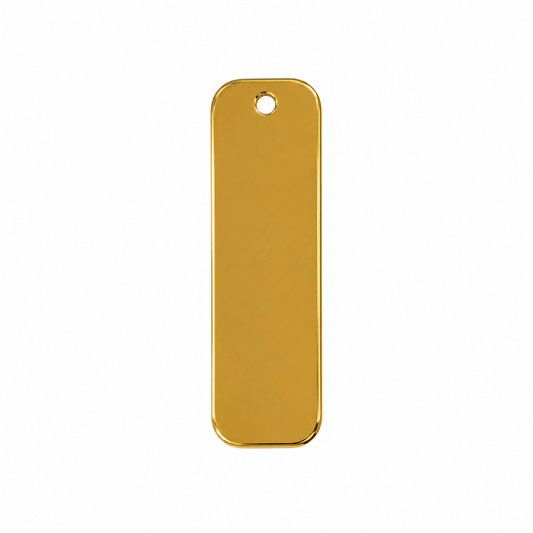 Brass Dog Name Tag – Large Pendant | Kennel