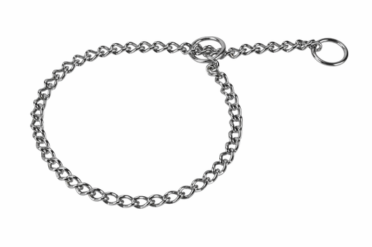 Kennel M.S. Chain Collar | Durable Chrome-Plated Slip Training Collar