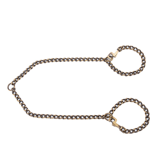Brass Dog Chain | Kennel Multipurpose Dual Snap Hook