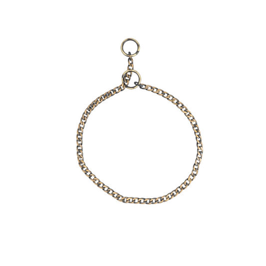 Kennel Bronze Flat Collar Chain | Durable Training Slip Collar