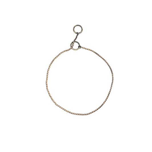 Kennel Bronze Snake Chain Collar – Smooth Slip Collar for Training & Control