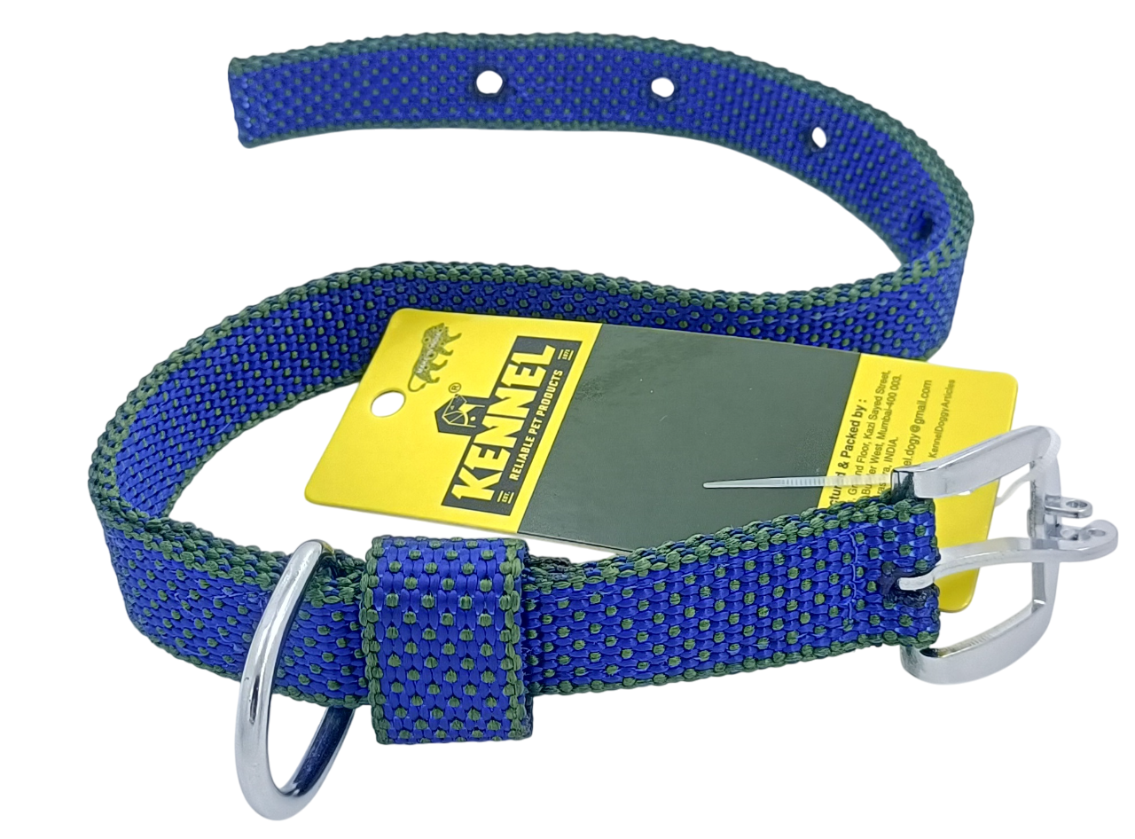 Kennel Nylon Dotzy Dog Collar – Lightweight Adjustable Nylon Collar (Assorted Colors) - Kennel 