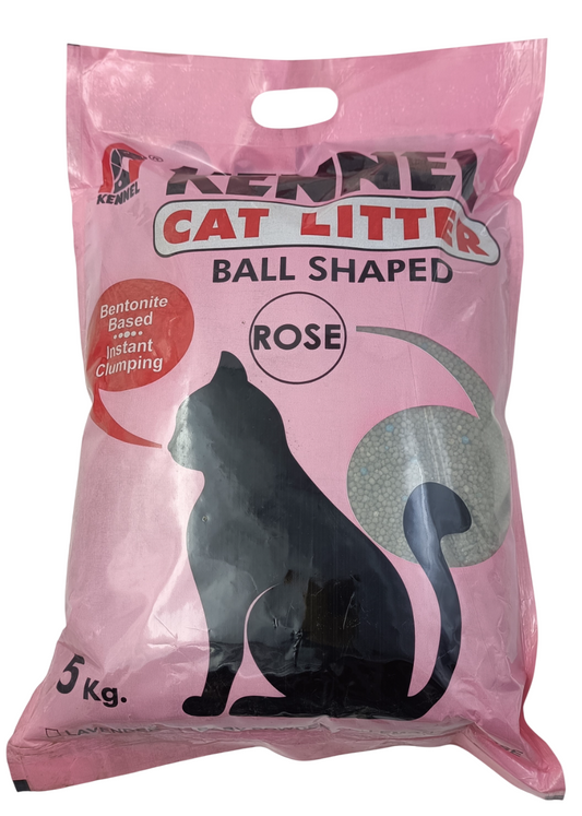 Kennel Ball Shaped Cat Litter (Natural) – Bentonite Based, Instant Clumping, 5 Kg