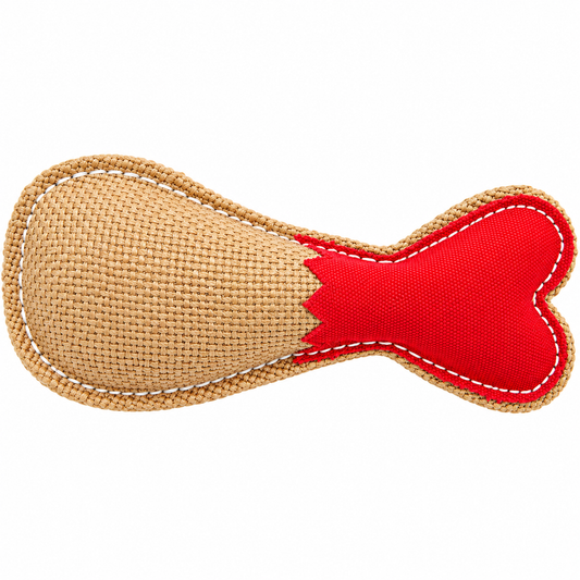 Jute Chicken Leg Toy