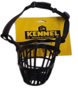Kennel Plastic Adjustable Basket Muzzle for Dogs – Breathable & Secure Fit