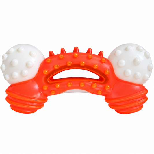 Nylon and Rubber Bone Shaped Chew Toy