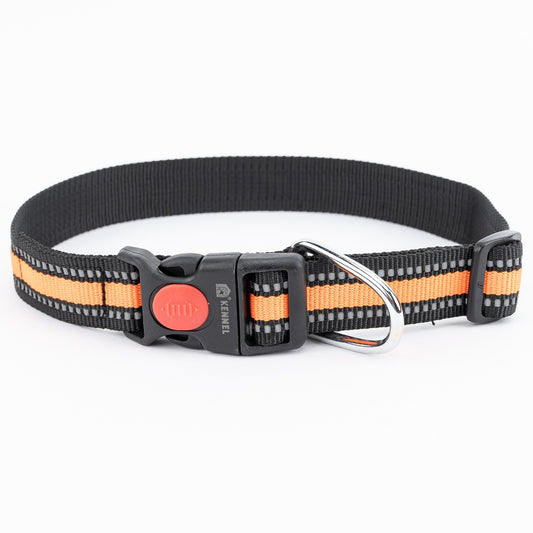 Kennel Reflective Dog Collar – Adjustable Nylon Safety