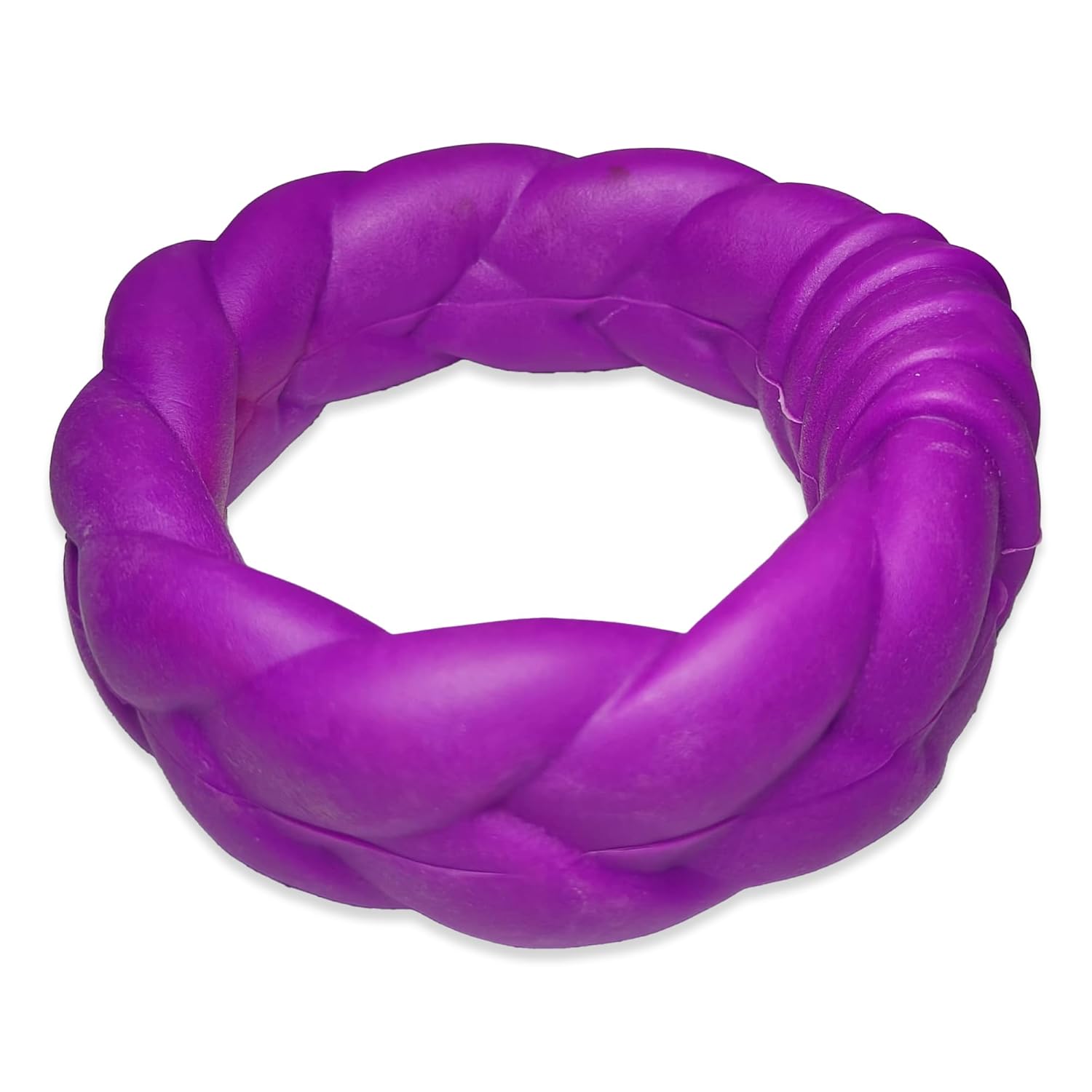 Kennel Twisted Dog Toy – Durable Rubber Chew Ring & Bone Toy for Dogs - Kennel 