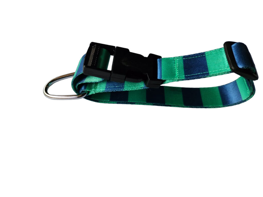 Kennel Adjustable Printed Nylon Dog Collar with Click Lock (1 Inch) – Durable, Stylish & Comfortable