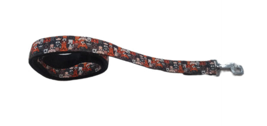 Kennel Dogs Printed Nylon Dog Leash (1 Inch)