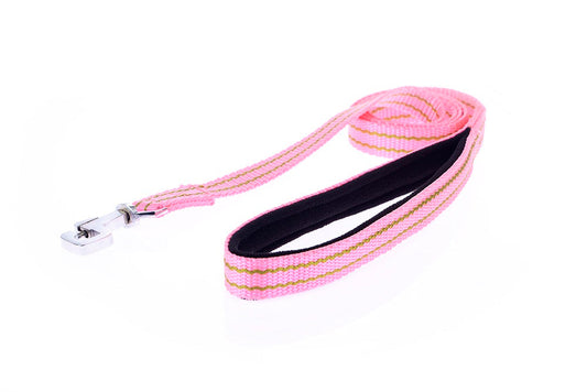 Kennel Padded Nylon Pattern Dog Leash – 1 1/4" Extra-Wide Comfort Grip, 48" Length