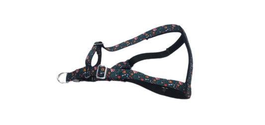 Kennel Paws Printed Padded Nylon Adjustable Dog Harness (1")