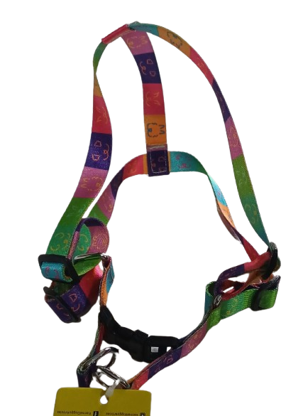 Kennel Printed Adjustable Dog Harness with Click Lock Buckle