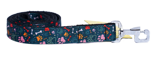 Kennel Paws Printed Nylon Dog Leash (1 Inch)