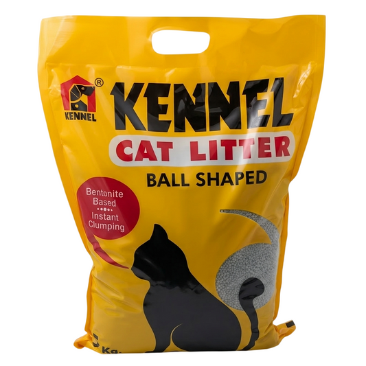 Kennel Ball Shaped Cat Litter – Bentonite Based Instant Clumping Litter | Superior Odor Control & Low Tracking