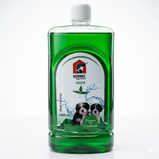 Kennel Dog Care Neem Shampoo for Dogs – Anti-Tick, Anti-Flea & Coat Conditioning Formula