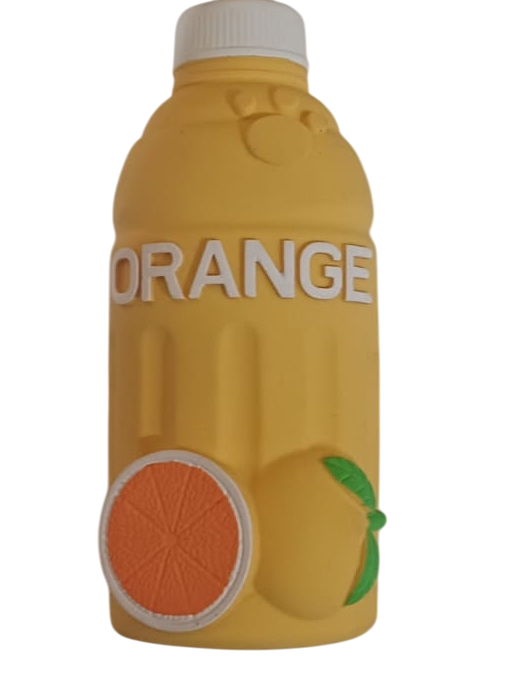 Kennel Orange Latex Squeaky Dog Toy – Soft & Durable Fruit Design Chew Toy